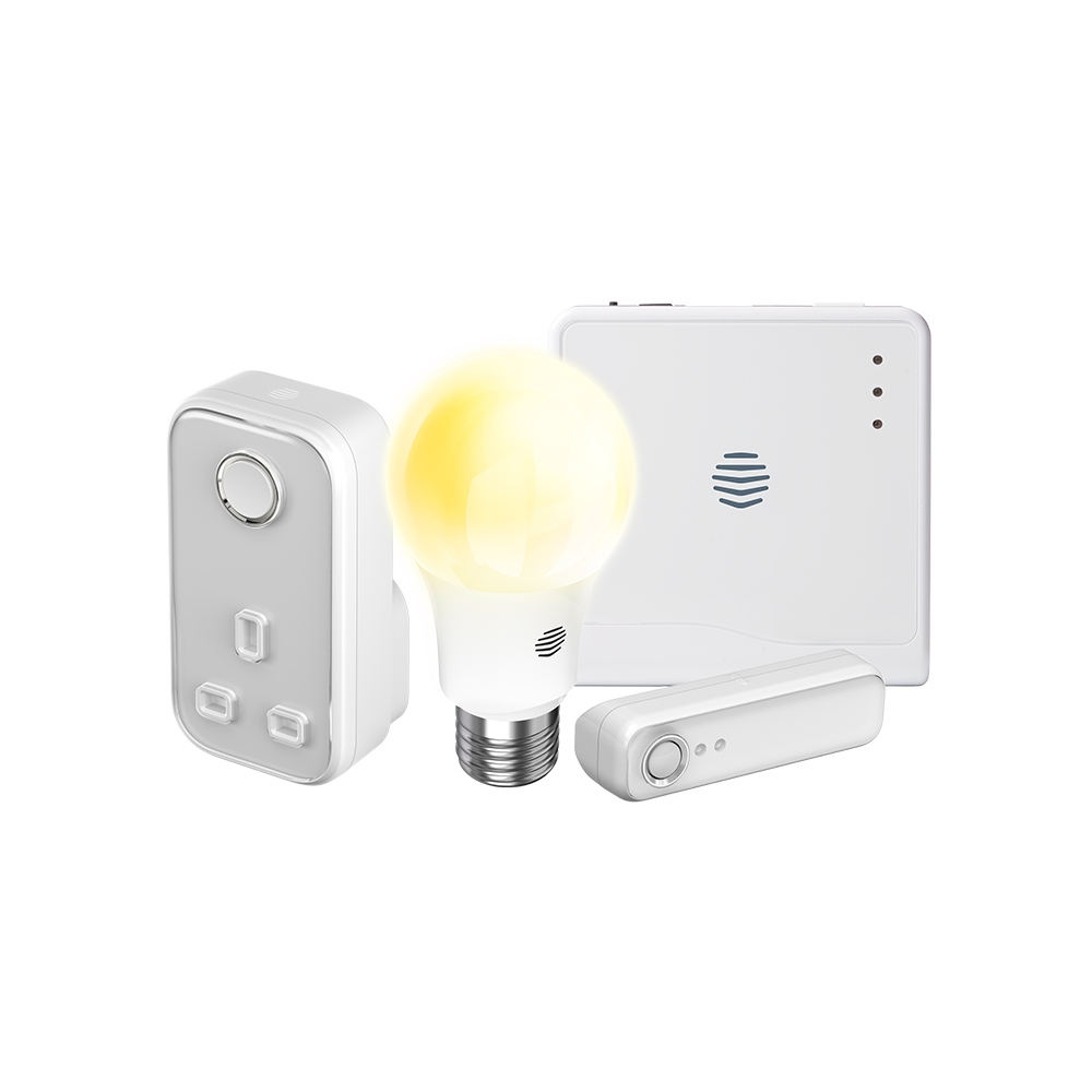 hive welcome home pack with amazon echo dot